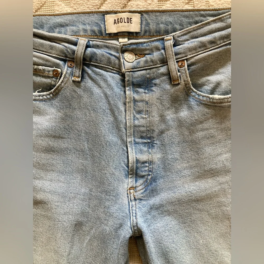 Agolde Sky Blue Jeans - Picture 4 of 6